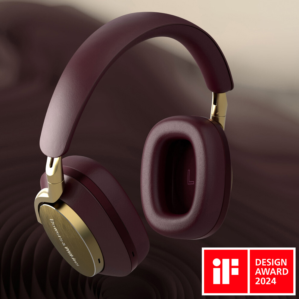 Masimo headphones and iF logo